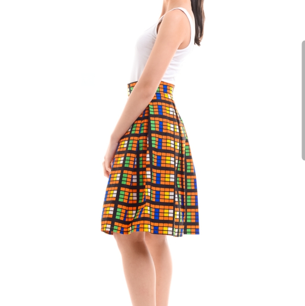 Tobams Colors Tekle Pleated Skirt
